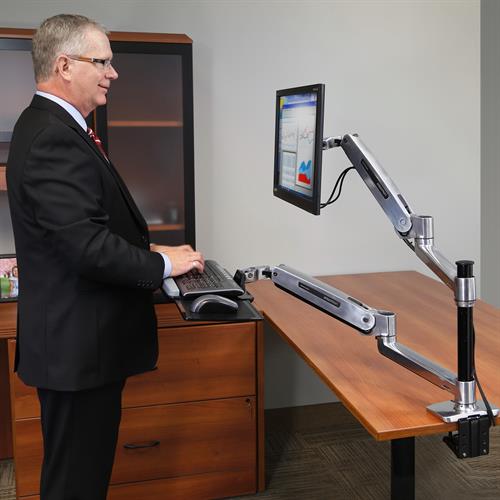 WorkFit-LX, Standing Desk Mount System