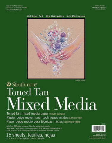 Toned Tan Paper Mixed Media Pads