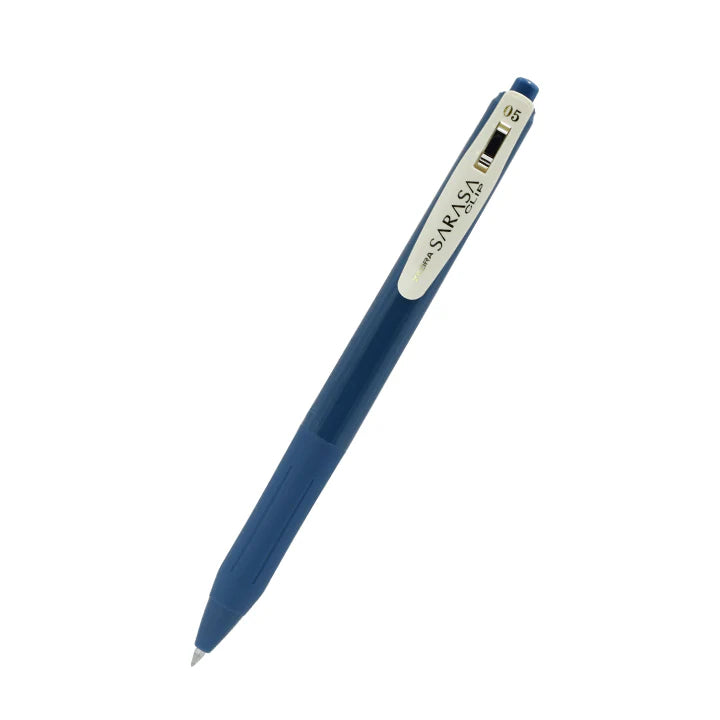 Zebra Sarasa Vintage Gel Pen 0.5mm — Retractable, Muted Colours