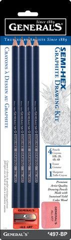 Graphite Drawing Kit 6pc