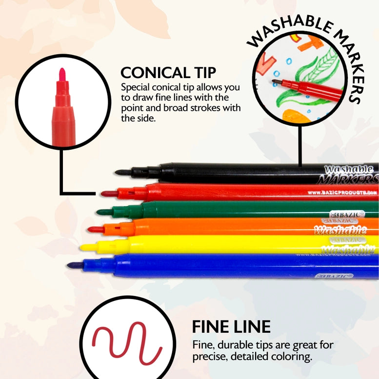 Washable Finepoint Markers