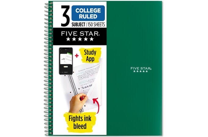 Five Star 8.5x11 Notebooks