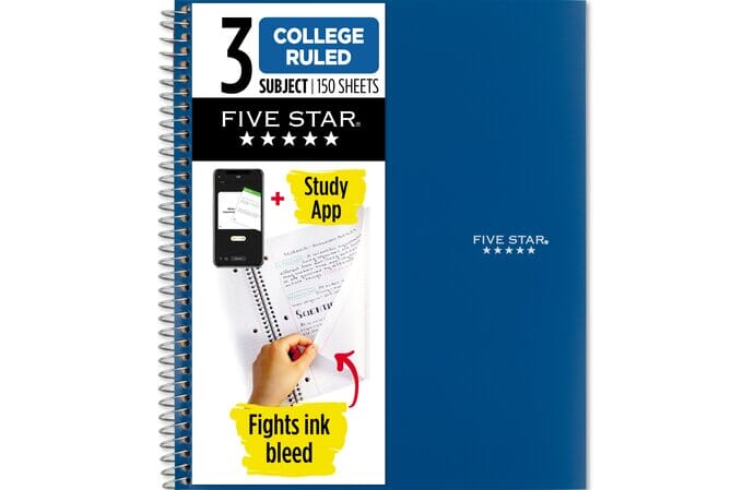 Five Star 8.5x11 Notebooks