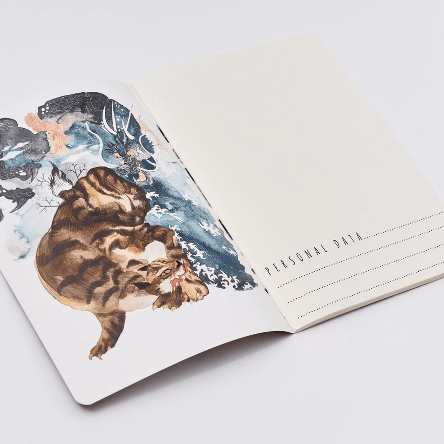 Bruno Visconti Tiger lined notebook, image 2