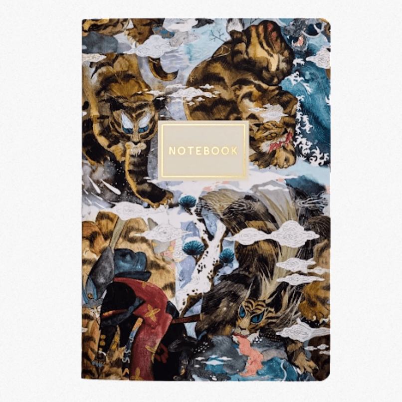 Bruno Visconti Tiger lined notebook