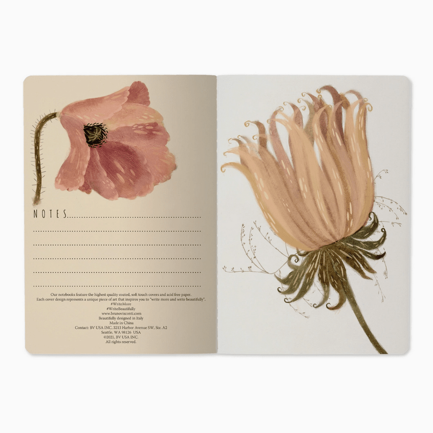 Bruno Visconti Soft Petals lined notebook, image 3