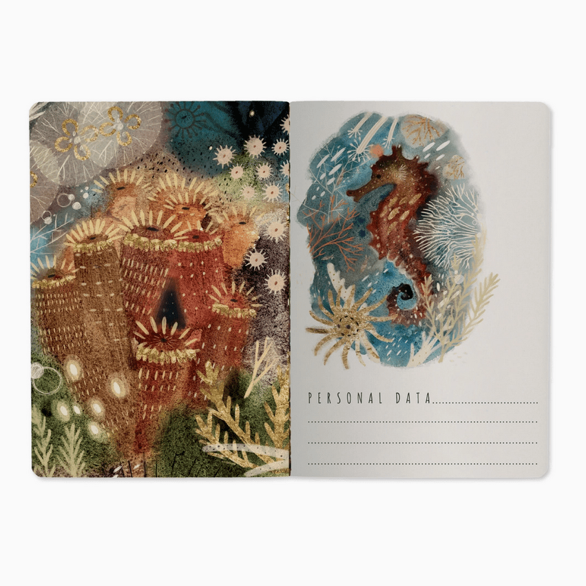 Bruno Visconti Coral lined notebook, image 2