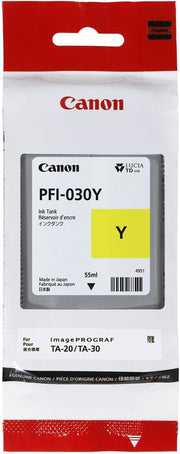 Cartouche d'encre Canon PFI-030Y Jaune CNM3492C001