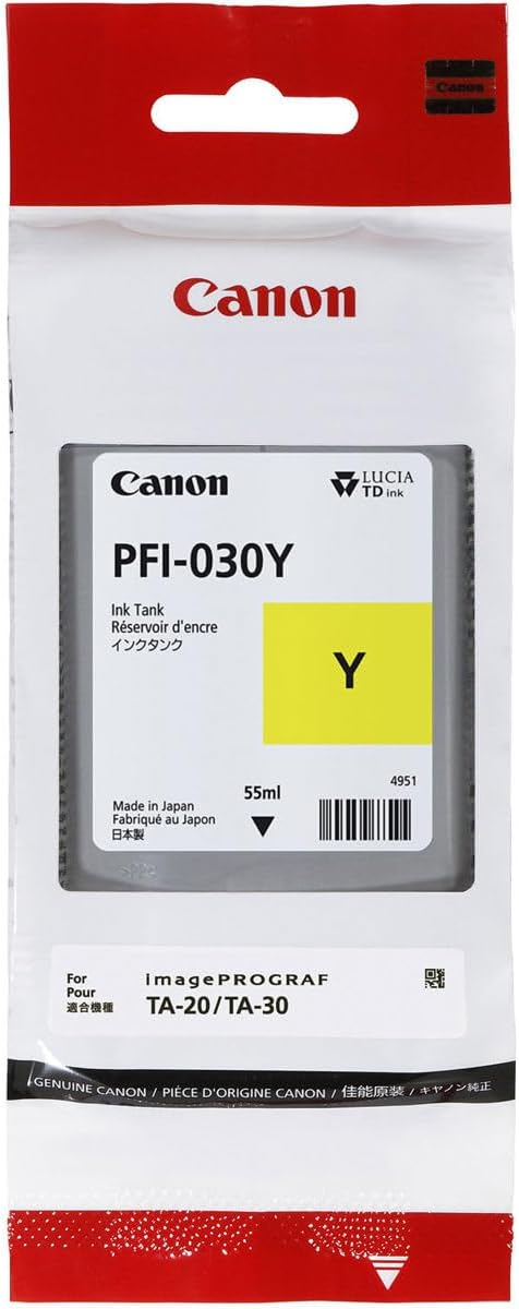 Canon Ink Cartridge PFI-030Y Yellow CNM3492C001