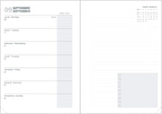 Planner Refill Academic Weekly Note 21 2025/26 Sept-Dec
