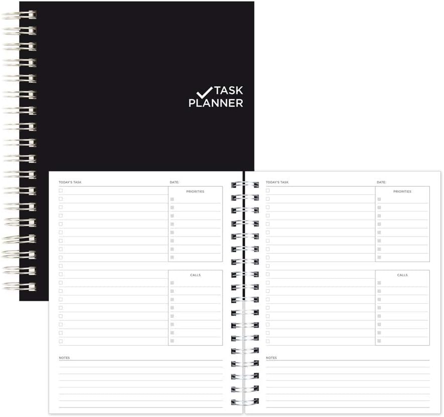 Blueline Organiseur de tâches non daté 9-1/4"x 7-1/4" , Bilingue