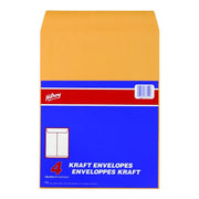 Envelopes Kraft 10X13 4/PK