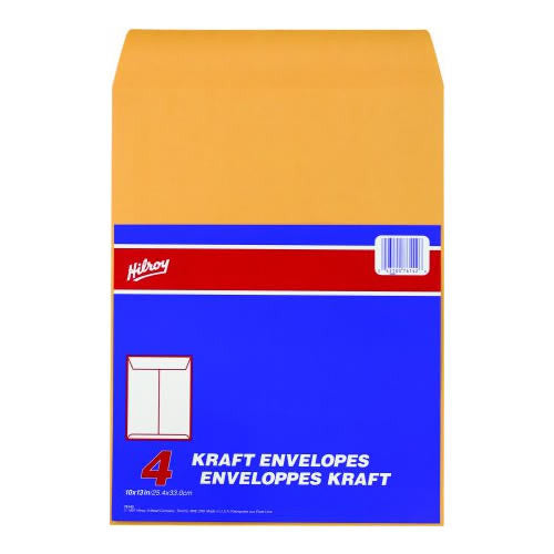 Envelopes Kraft 10X13 4/PK