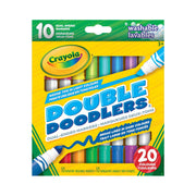 Double-Doodlers Washable Marker 20-Colour Set