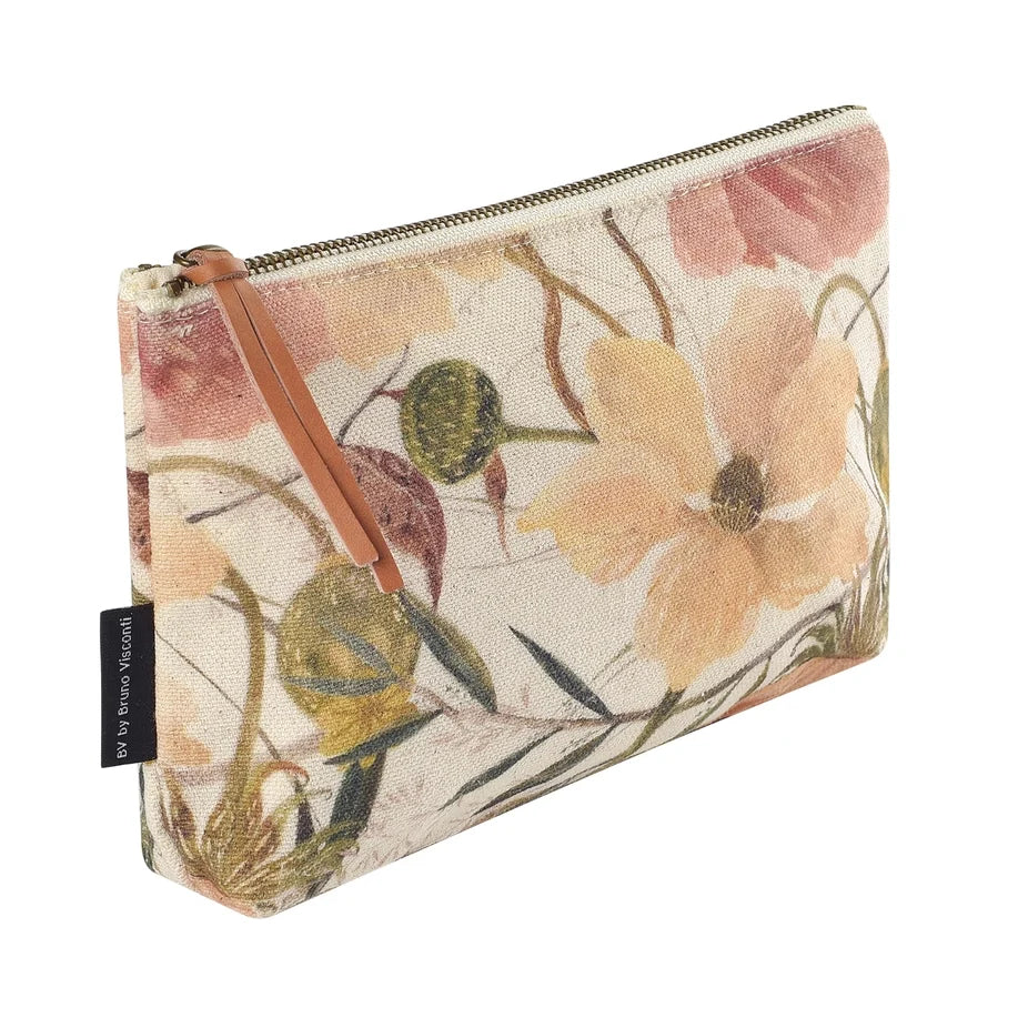 Bruno Visconti canvas pencil pouch, Soft Petals, image 2