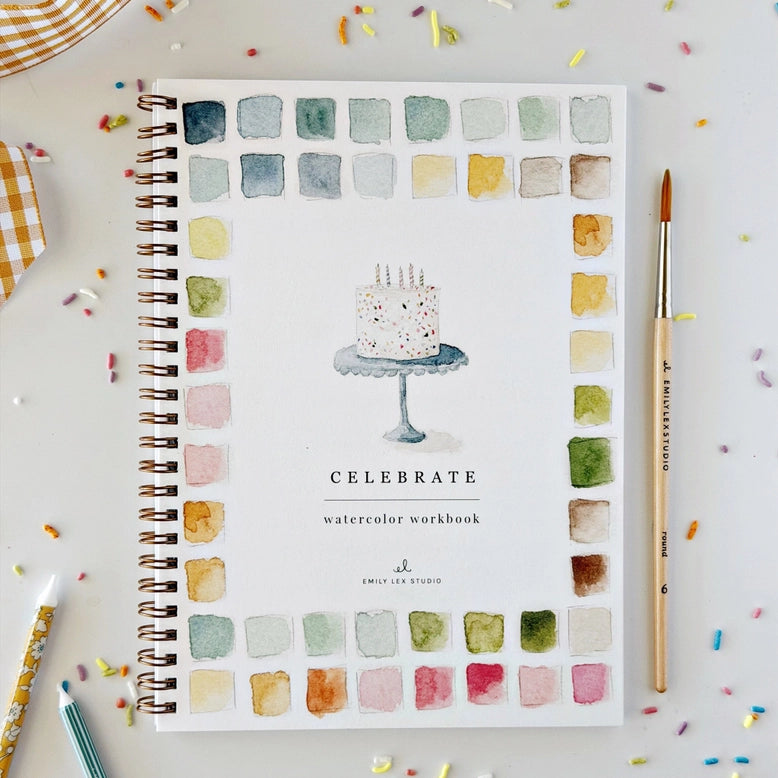Carnets d'exercices d'aquarelle par Emily Lex Studio