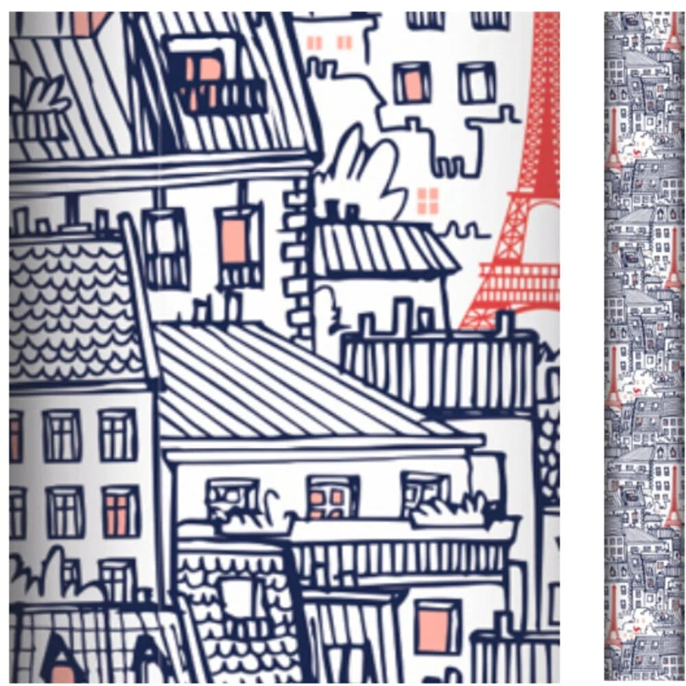 France Gift Wrap — 6.5" x 27.5"