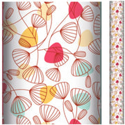 Wrapping Paper White Buds 2x0.7m
