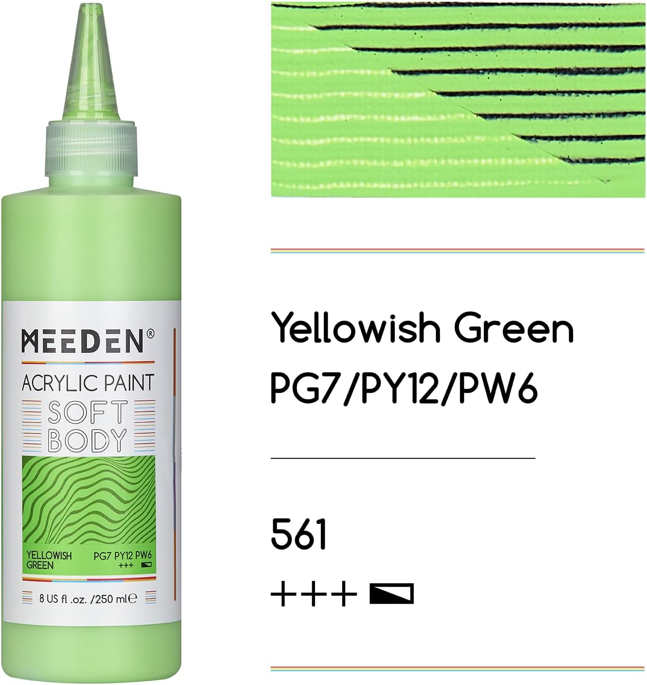 Meeden Acrylic Soft Body Paints / 250mL Bottles