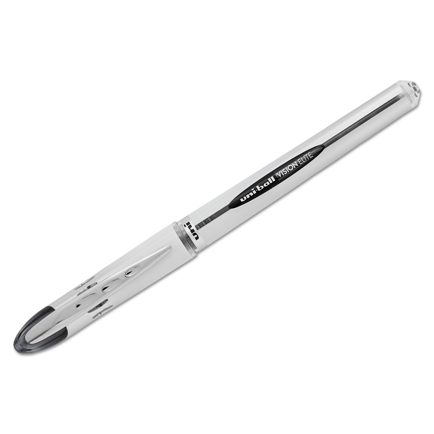Uniball Vision Elite Rollerball Pen w/ Cap - 0.8mm Black 61231