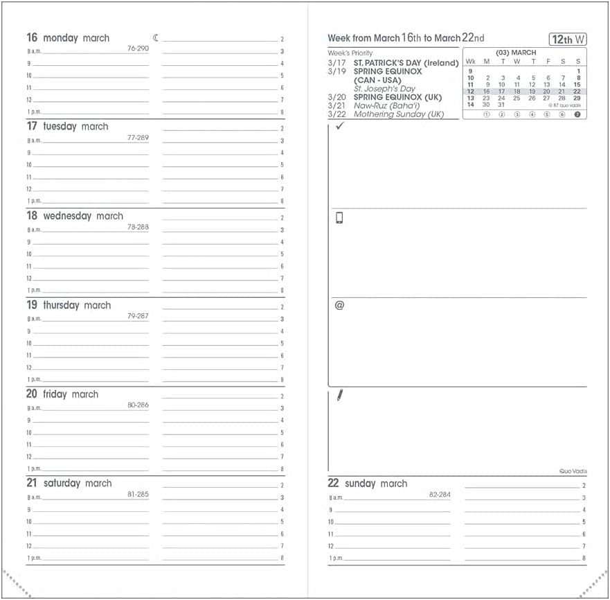Planner Weekly IB Traveler  2026