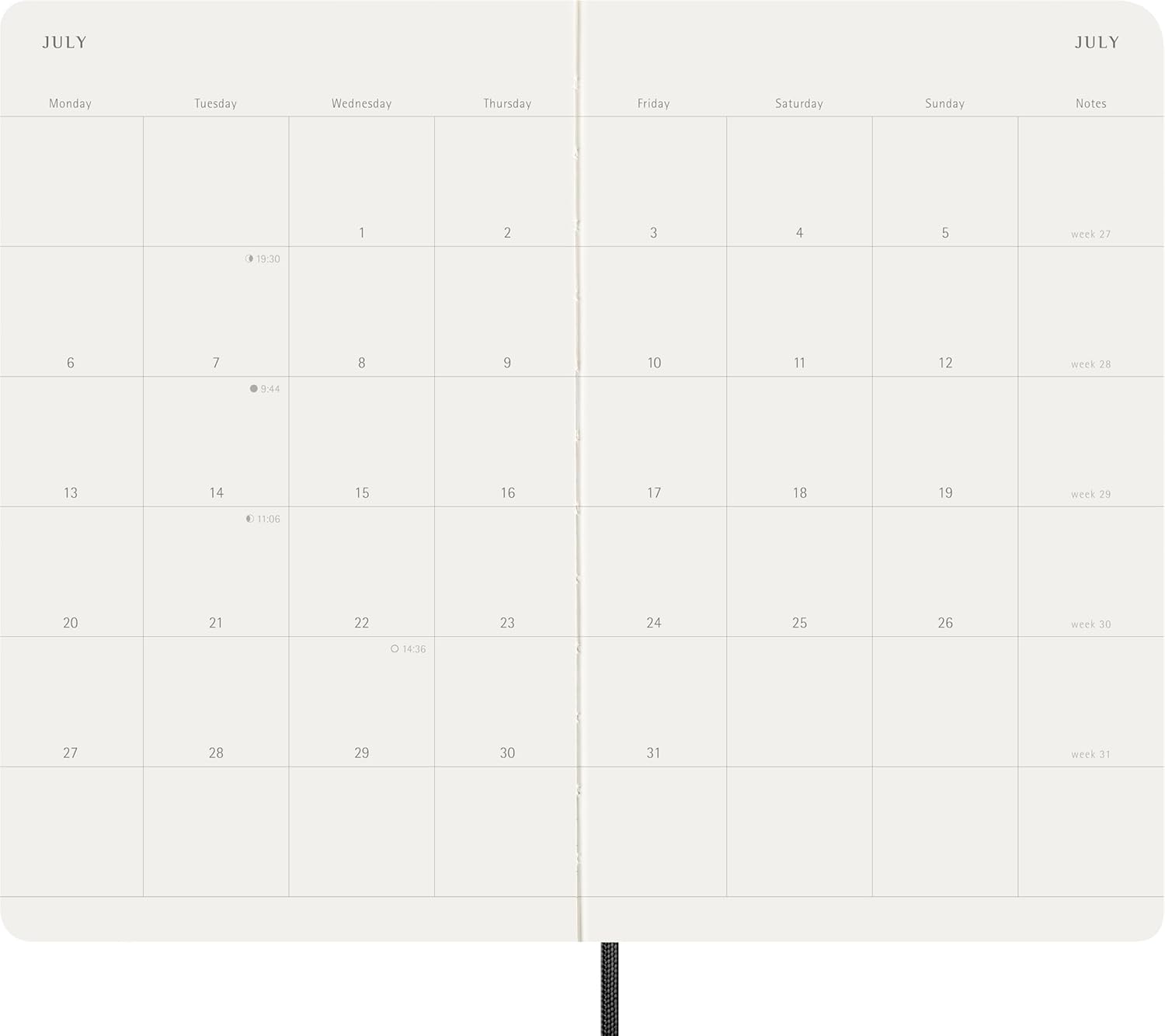 Moleskine Monthly Planner - Soft Cover