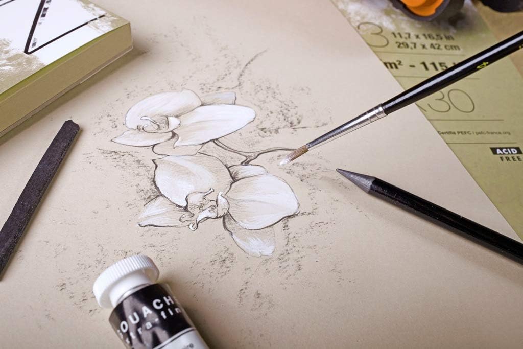 Clairefontaine Paint'On Multi-Tech Pad — A5, Naturel, 30 Sheets