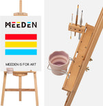 Meeden Small Lyre Easel with Brush Holder Solid Beechwood