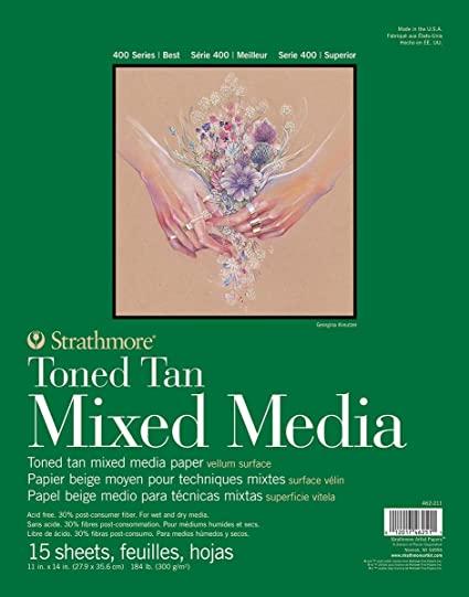 Toned Tan Paper Mixed Media Pads