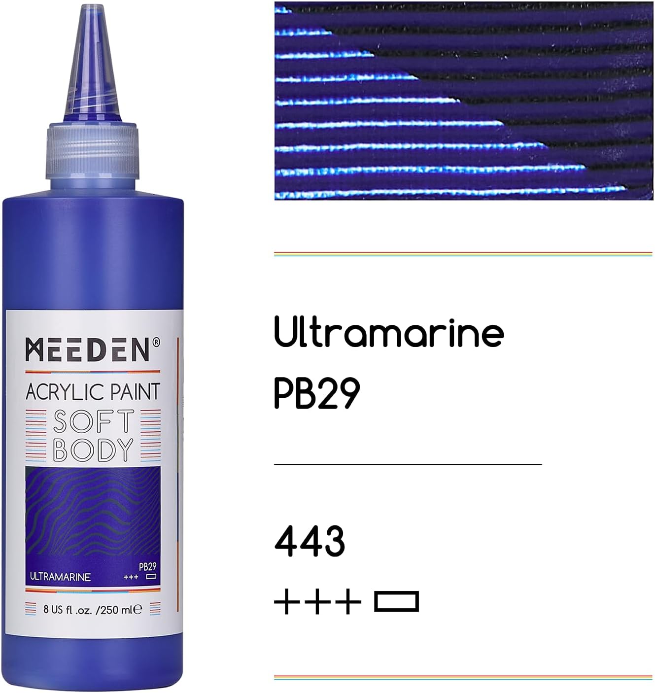 Meeden Acrylic Soft Body Paints / 250mL Bottles