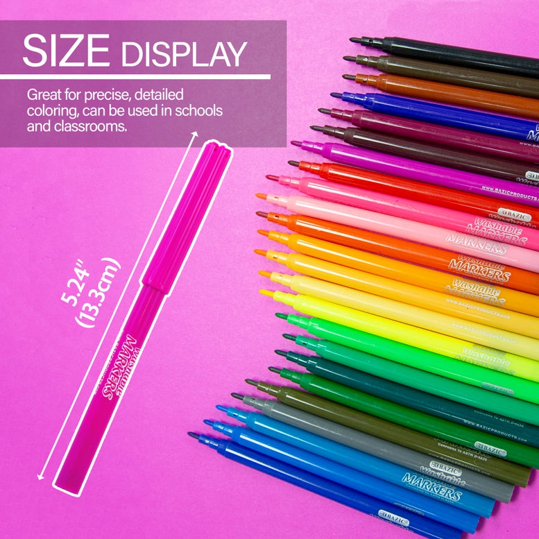 Washable Finepoint Markers