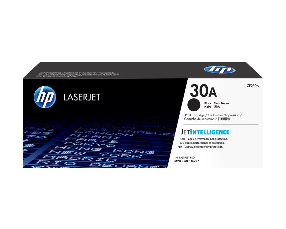 HP 30A (CF230A) Original Laser Toner Cartridge - Single Pack - Black - 1 Each