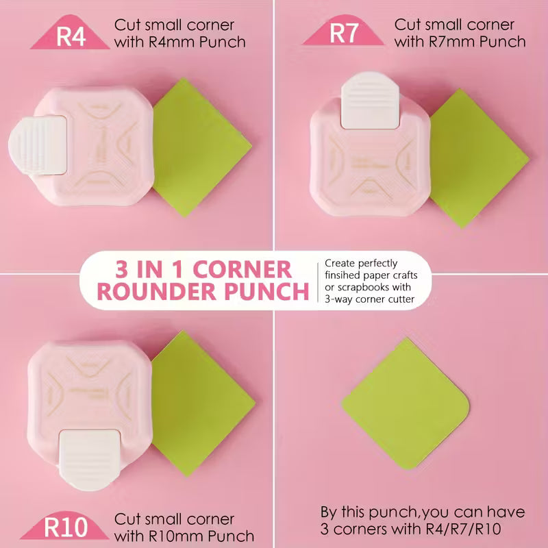 Corner Punch 3-in-1