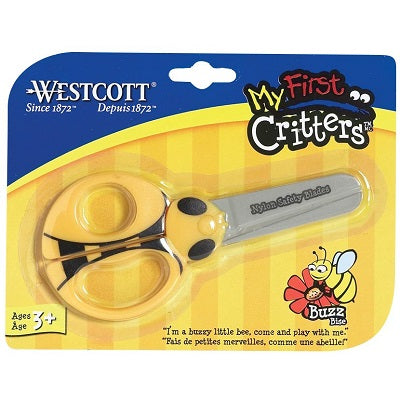 My First Critters Children's Safety Scissors - Bumble Bee 14227