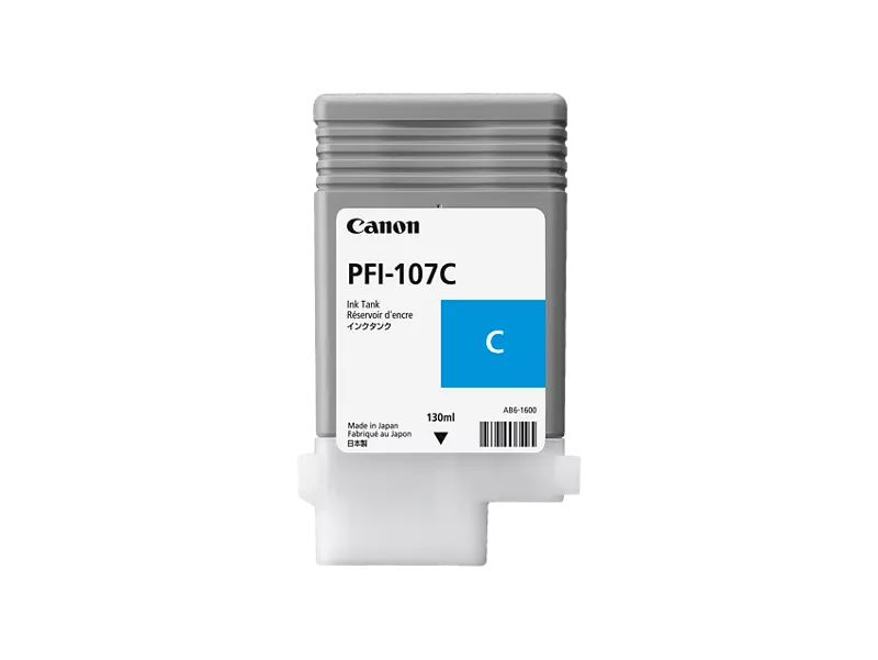 CANON INK PFI-107C PIGMENT CYAN 130ML