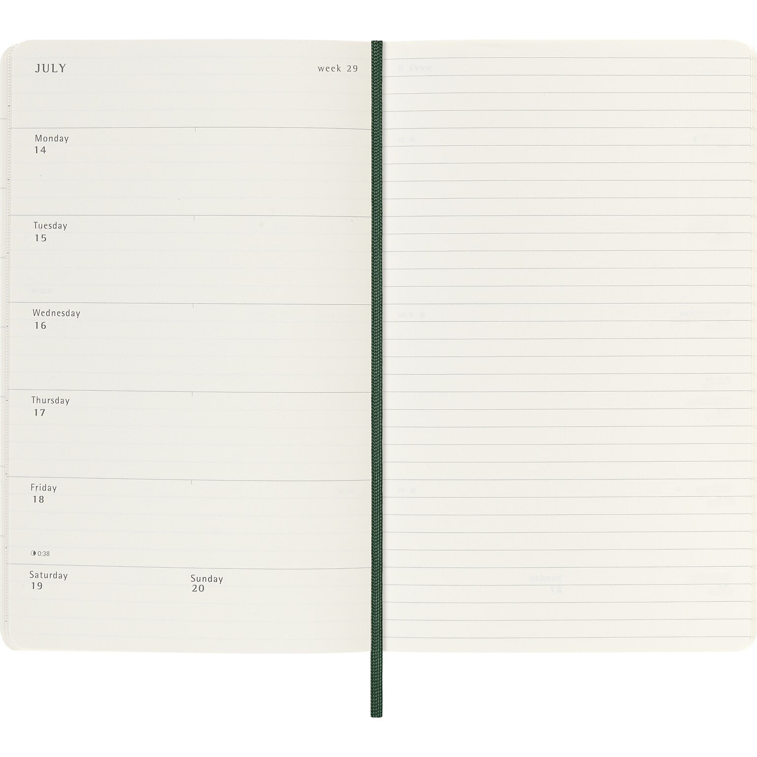 Moleskine 18-Months Weekly Planners - Hard Cover