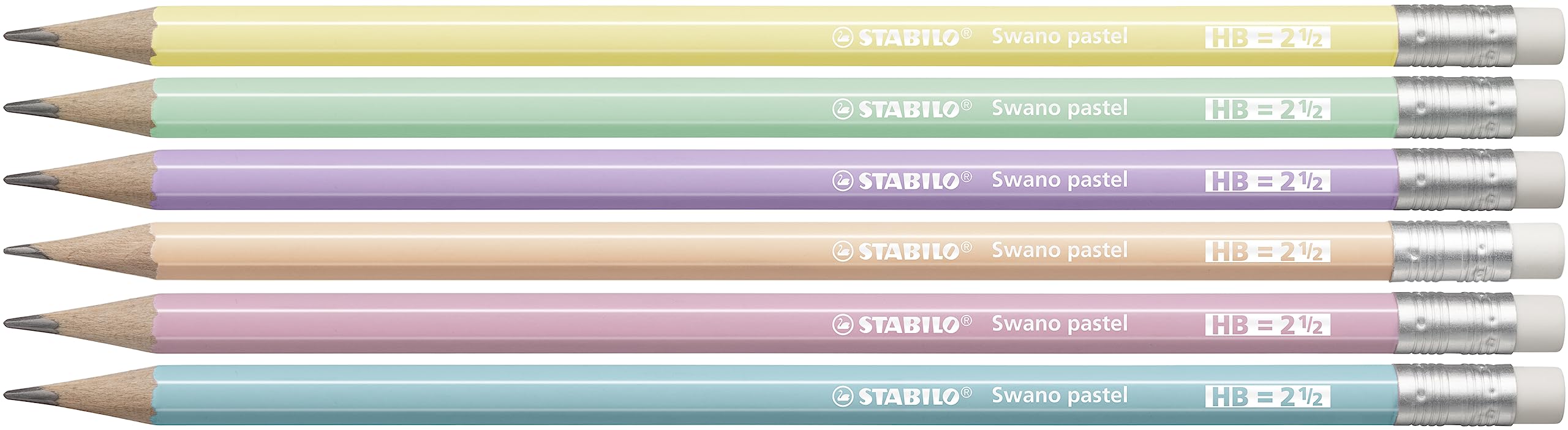 PENCIL PASTEL HB 6/PK