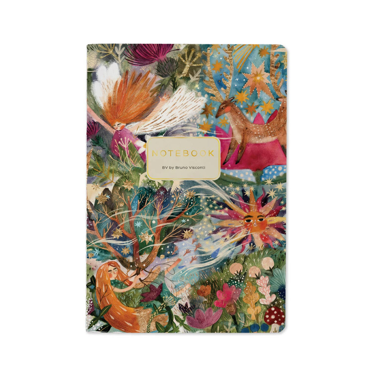 Bruno Visconti Electric Fantasy lined notebook, cover