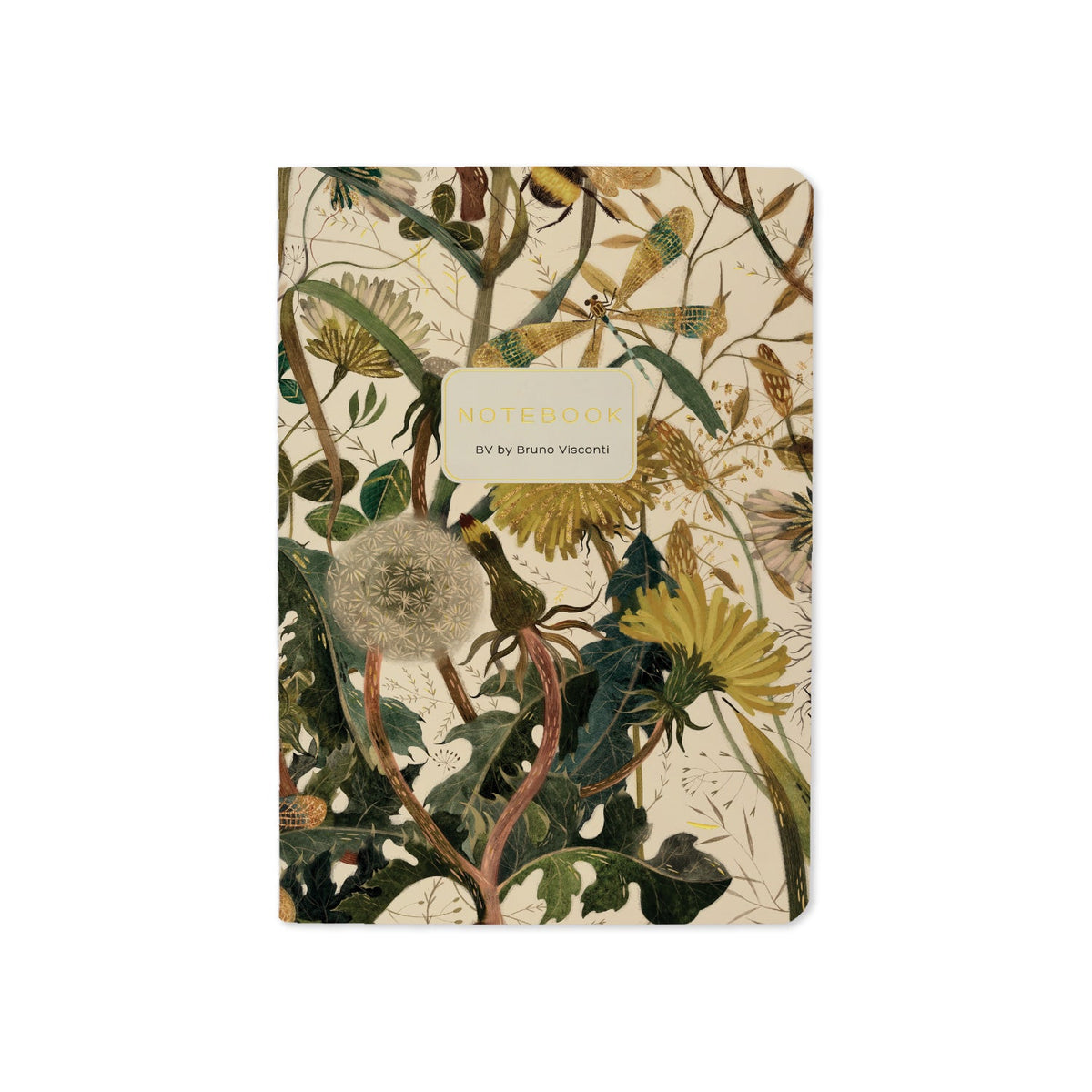 Bruno Visconti Summer Greens lined notebook, cover