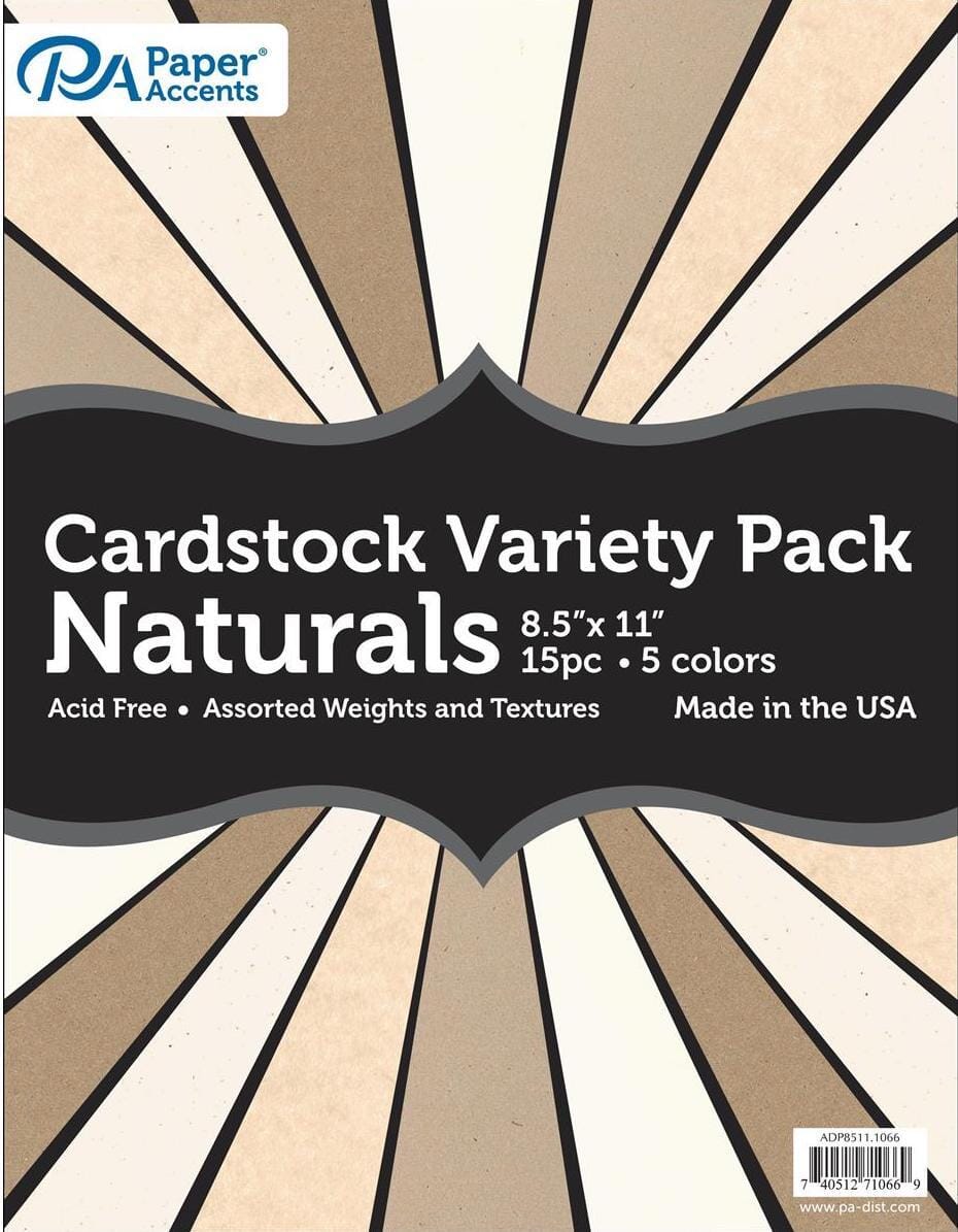 Assorted 8.5x11" Coloured Paper Packs
