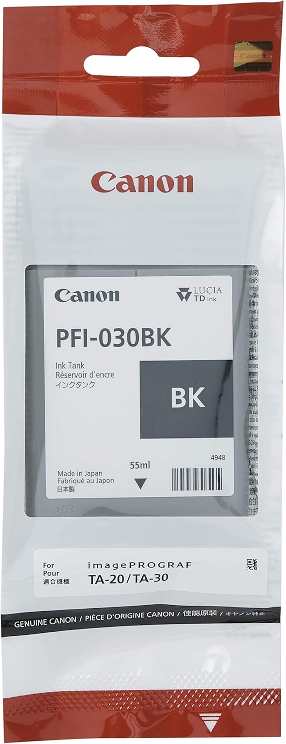 Cartouche d'encre Canon PFI-030BK Noire CNM3489C001