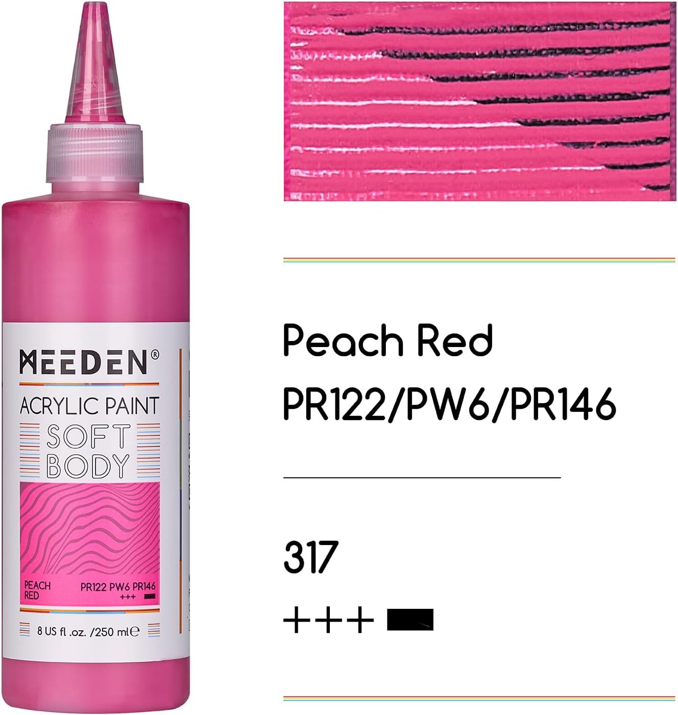 Meeden Acrylic Soft Body Paints / 250mL Bottles
