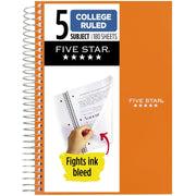 Five Star  9x6 Notebooks