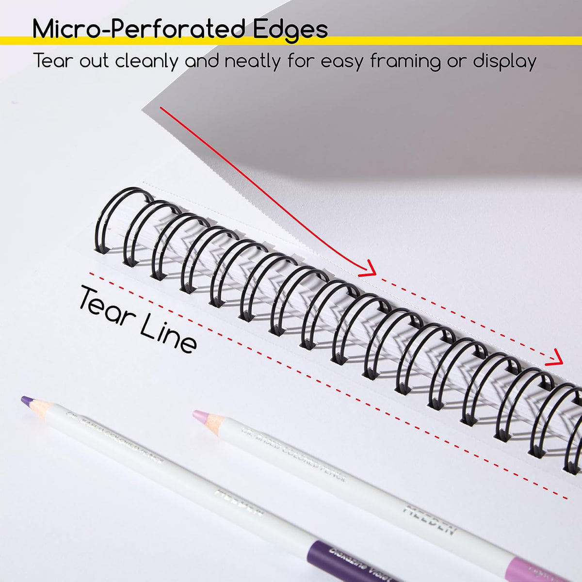 Meeden Coil Bound Coloured Pencil Books