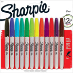 Sharpie Permanent Markers – Fine Point, Assorted Colors (12-Pack)