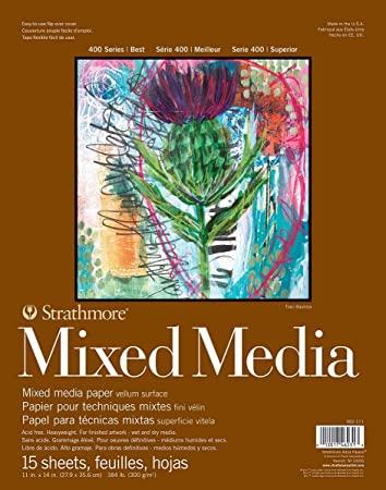 White Paper Mixed Media Pads