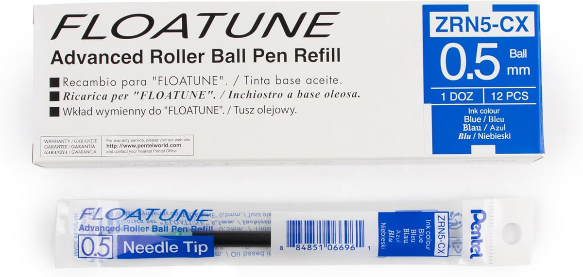 Floatune Rollerball Pen Refill - 0.5 mm, Blue
