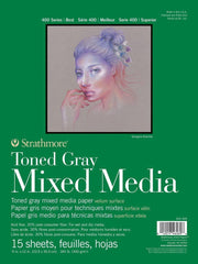 Toned Grey Paper Mixed Media Pads