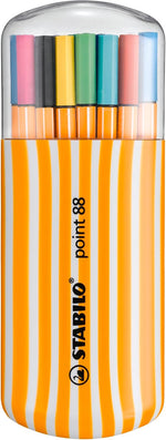 STABILO Fineliner 0.88mm / 20-pack / Assorted Colours with Case