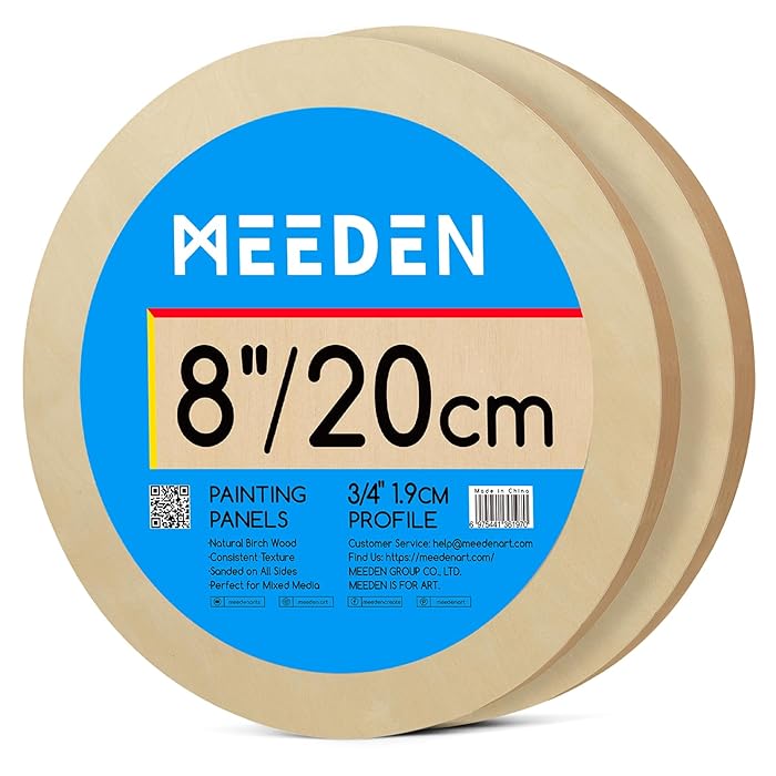 Round Birch Board 2pks
